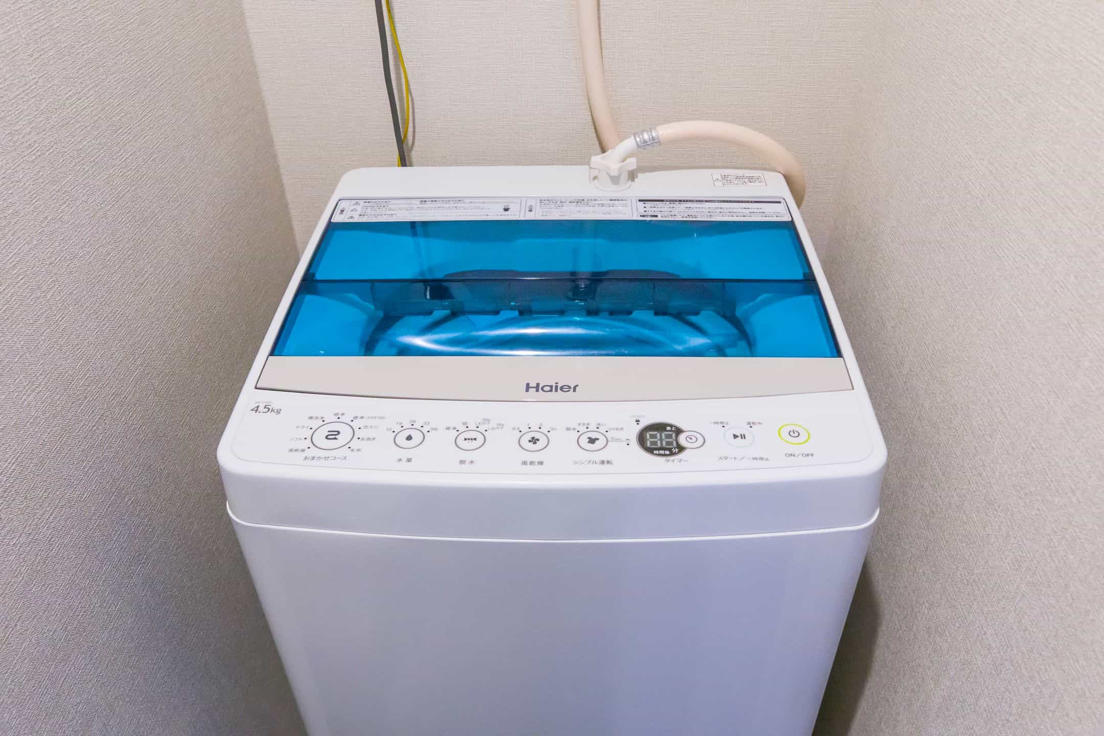 洗濯機完備！！
