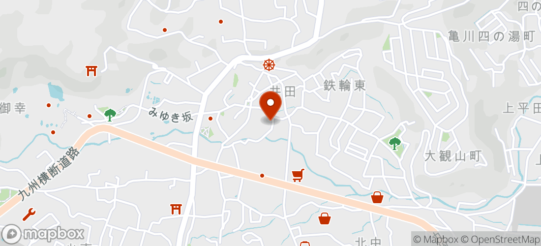 map of hotel at 131.478691, 33.315278