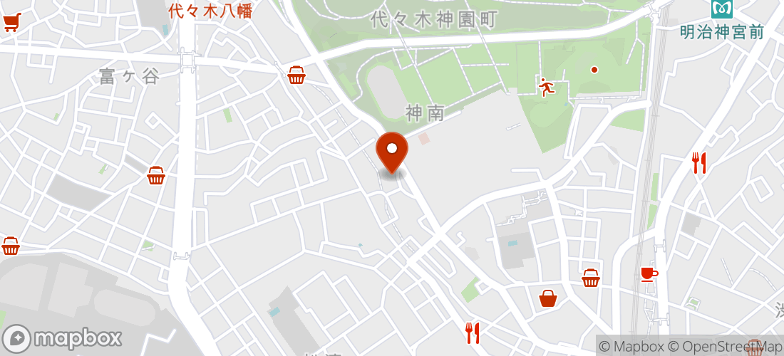 map of hotel at 139.6940599, 35.66490397