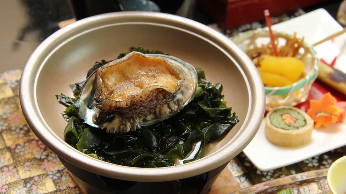 【夕食】あわびの踊り焼き(料理イメージ)
