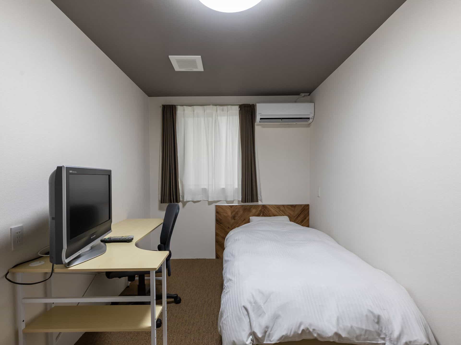 【禁煙】シングルルーム(バス・トイレ共用)